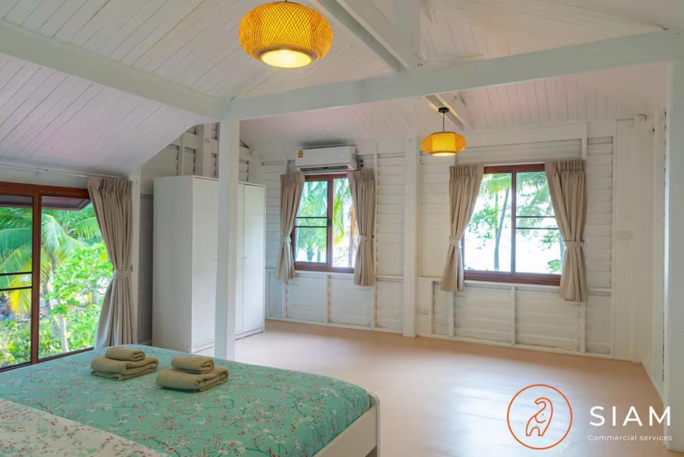 The Wooden Beach House 3Br - Sunset Beach Garden Taling Ngam Beach Εξωτερικό φωτογραφία