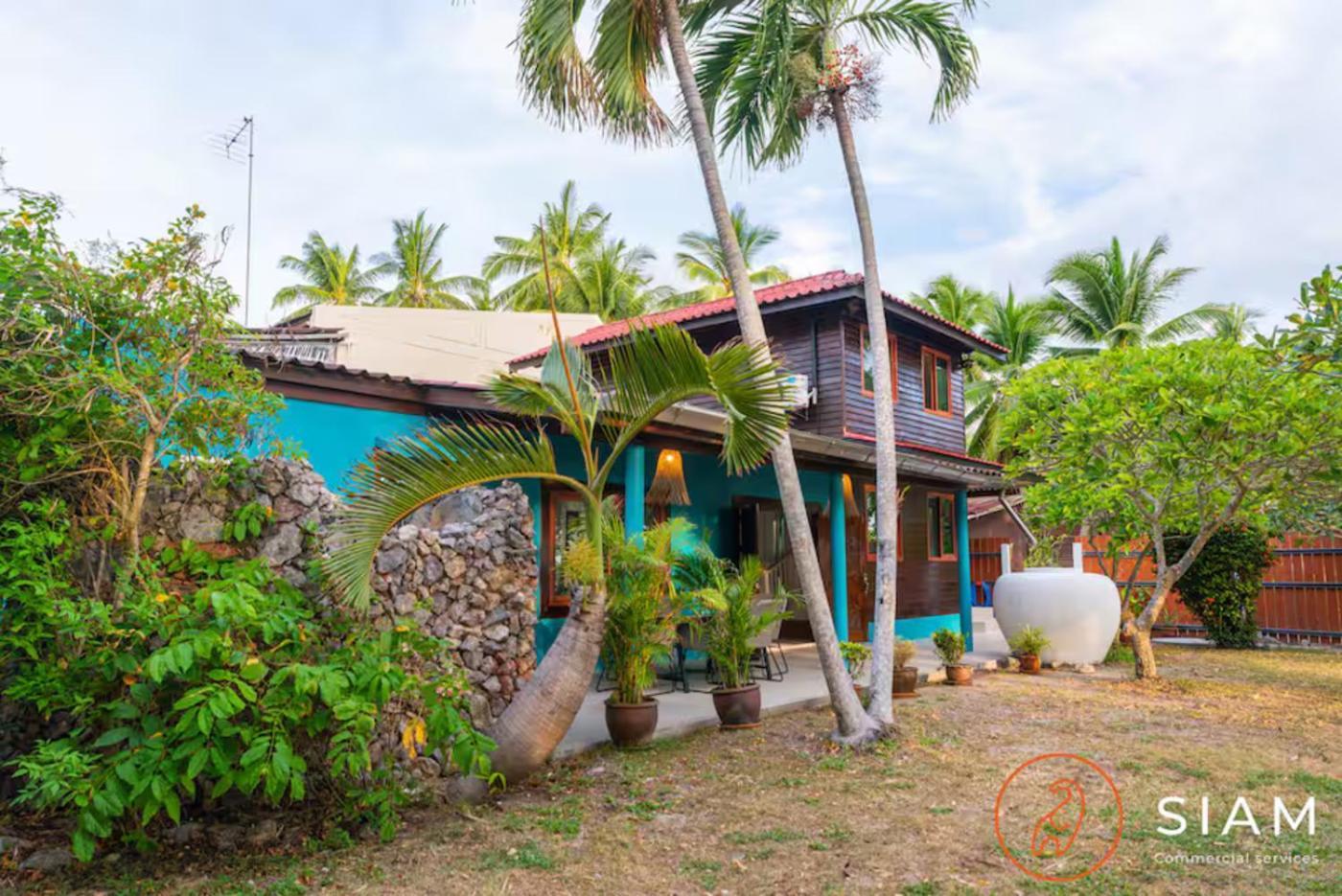 The Wooden Beach House 3Br - Sunset Beach Garden Taling Ngam Beach Εξωτερικό φωτογραφία