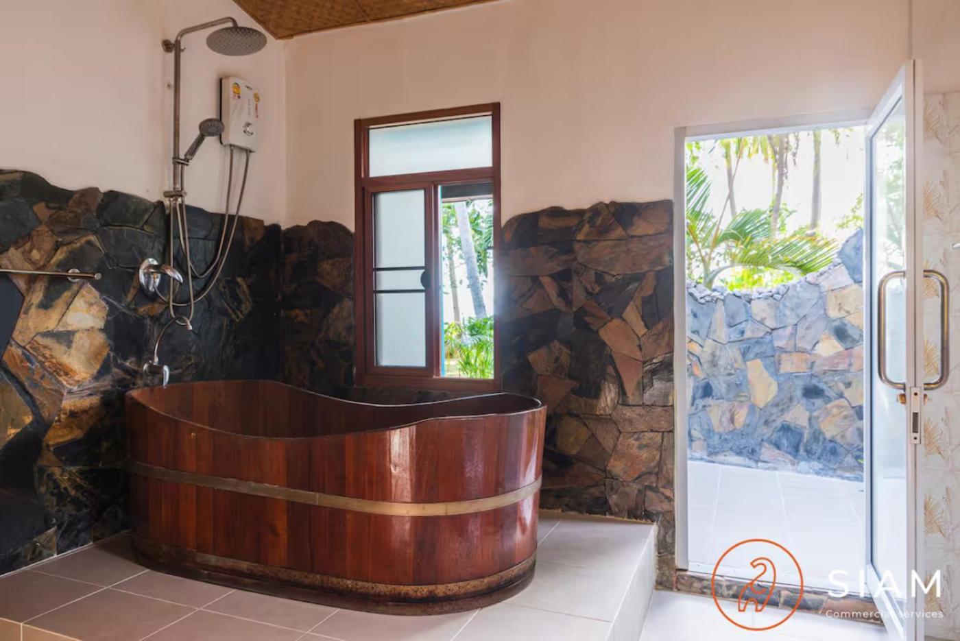 The Wooden Beach House 3Br - Sunset Beach Garden Taling Ngam Beach Εξωτερικό φωτογραφία