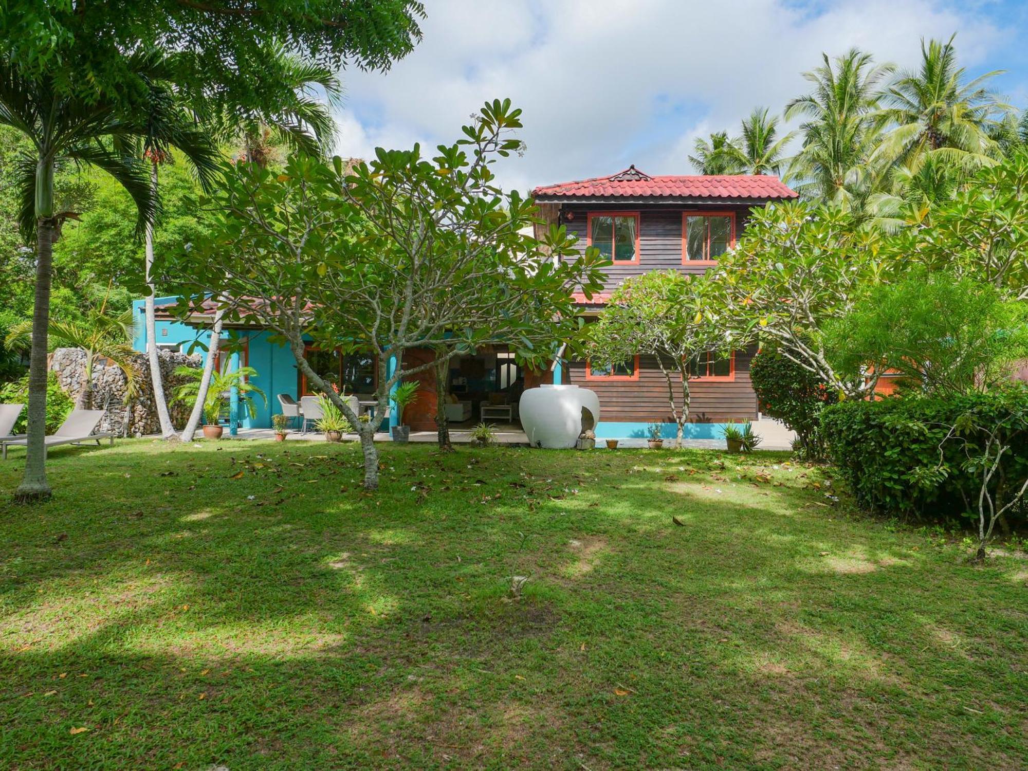 The Wooden Beach House 3Br - Sunset Beach Garden Taling Ngam Beach Εξωτερικό φωτογραφία