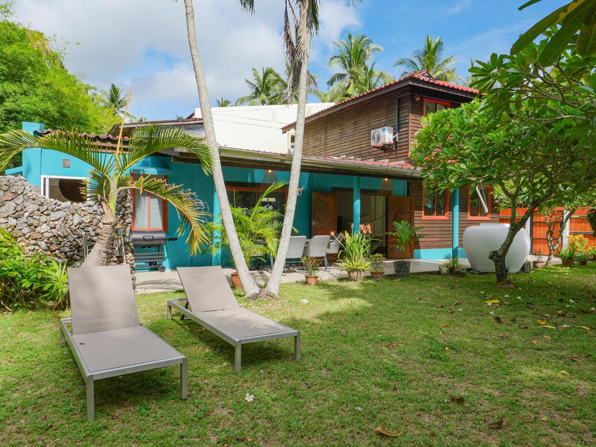 The Wooden Beach House 3Br - Sunset Beach Garden Taling Ngam Beach Εξωτερικό φωτογραφία